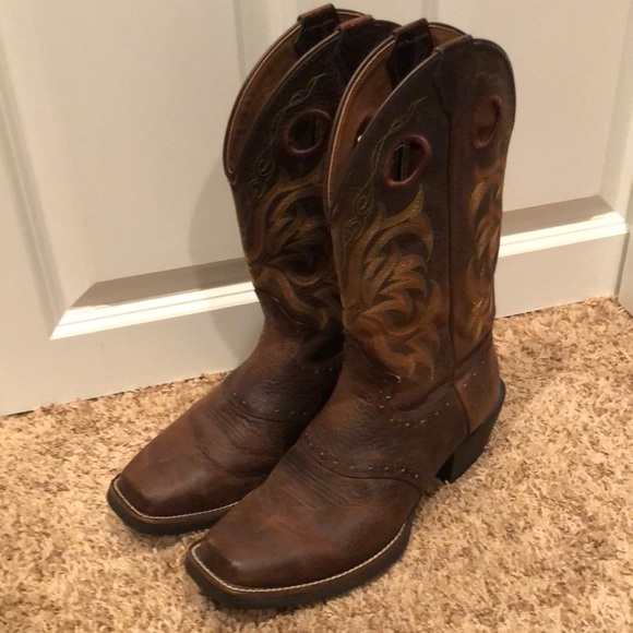 justin boots loafers